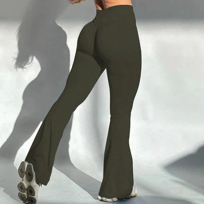 Revena™ “SculptFlare” Luxe High-Waist Butt-Lifting Leggings