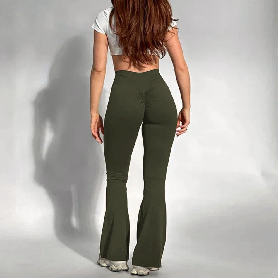Revena™ “SculptFlare” Luxe High-Waist Butt-Lifting Leggings