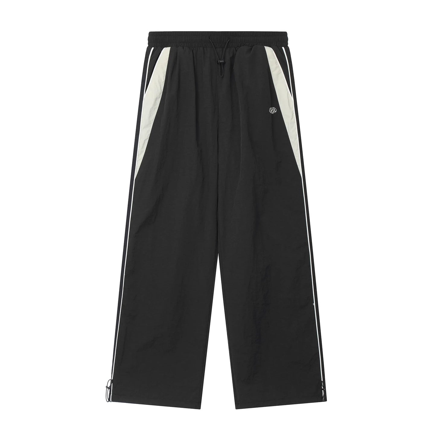 Revena™ “DriftLine” Wide-Leg Track Pants