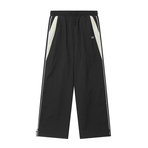 Revena™ “DriftLine” Wide-Leg Track Pants